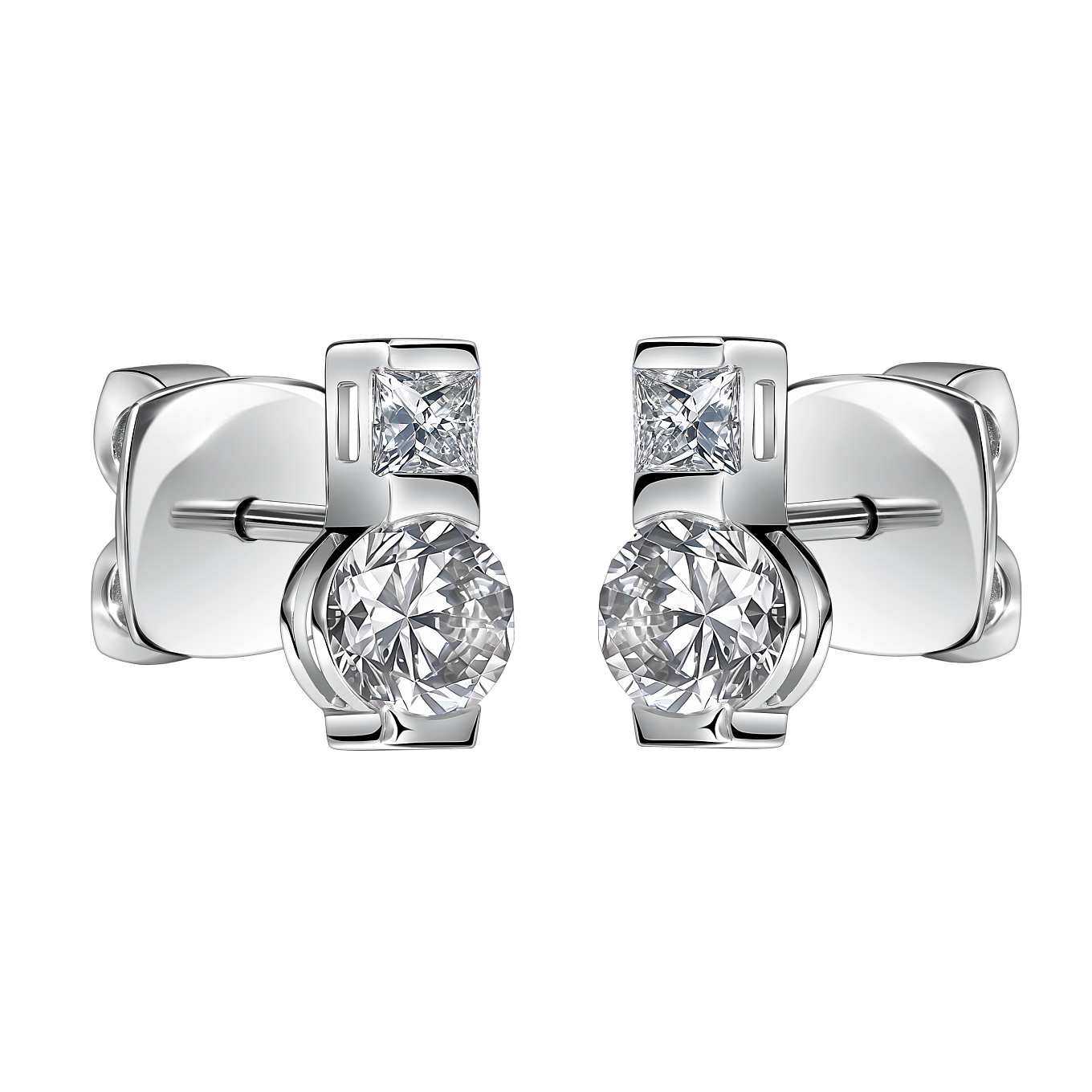 Серьги пусеты «Diam» 1