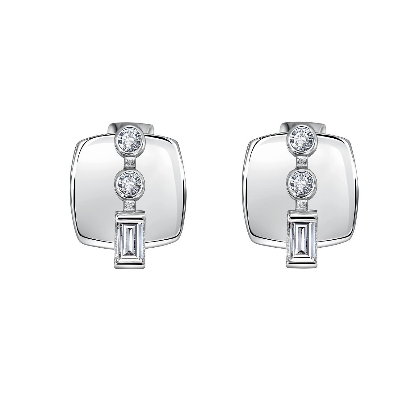 Серьги «Азбука Морзе» буквы Д,У