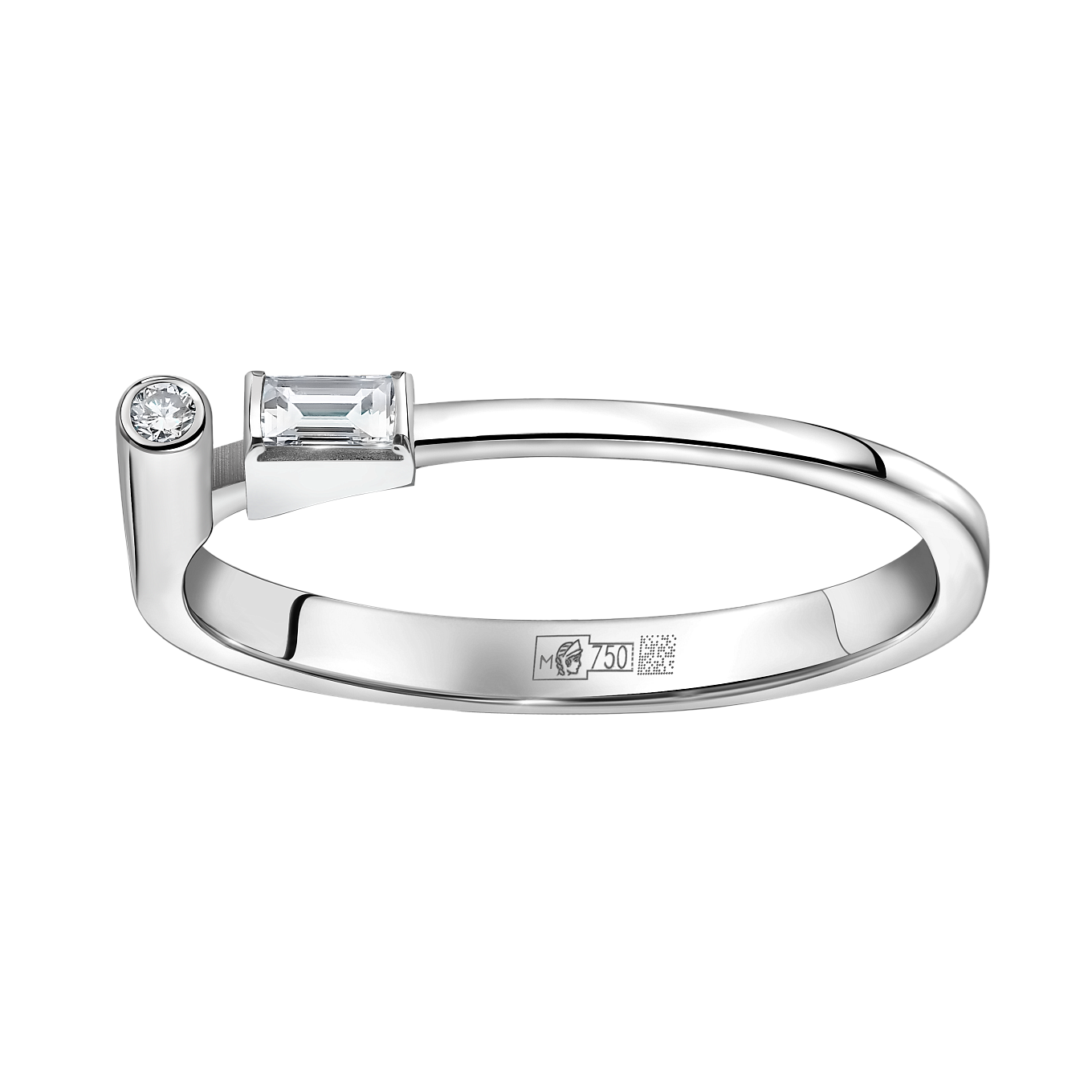 Кольцо «Азбука Морзе» буква А