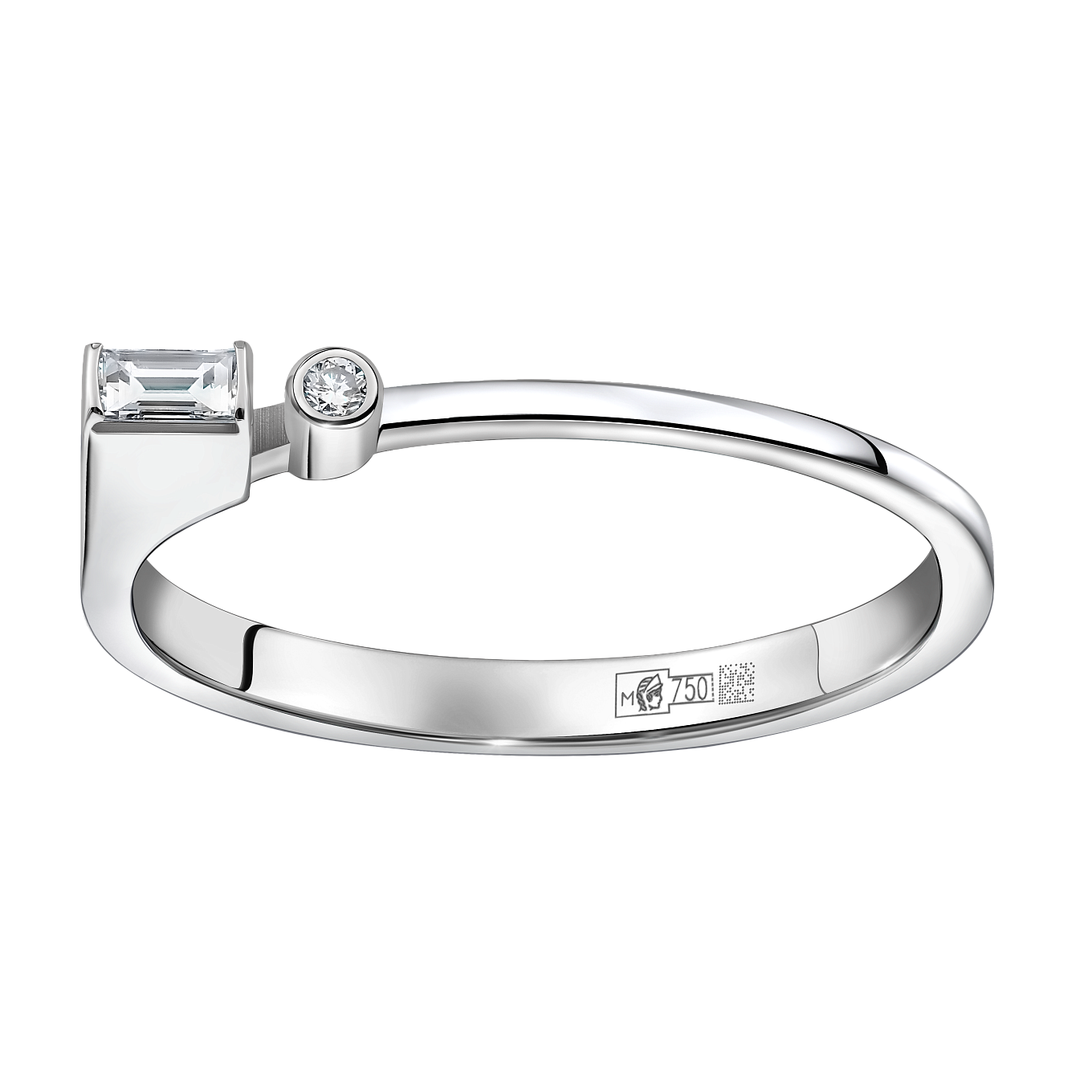 Кольцо «Азбука Морзе» буква Н